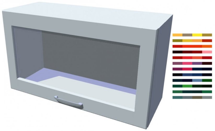 Horní výklop Bonita vitrína 70 cm