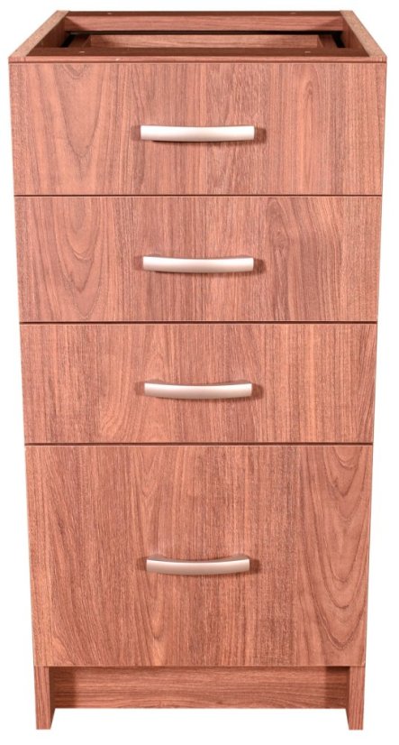 Kuchyňská skříňka spodní se šuplíky barva ořech 40 cm