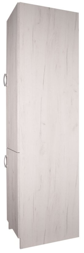 Smontovaná potravinová skříň 40 cm pravá barva Craft bílý