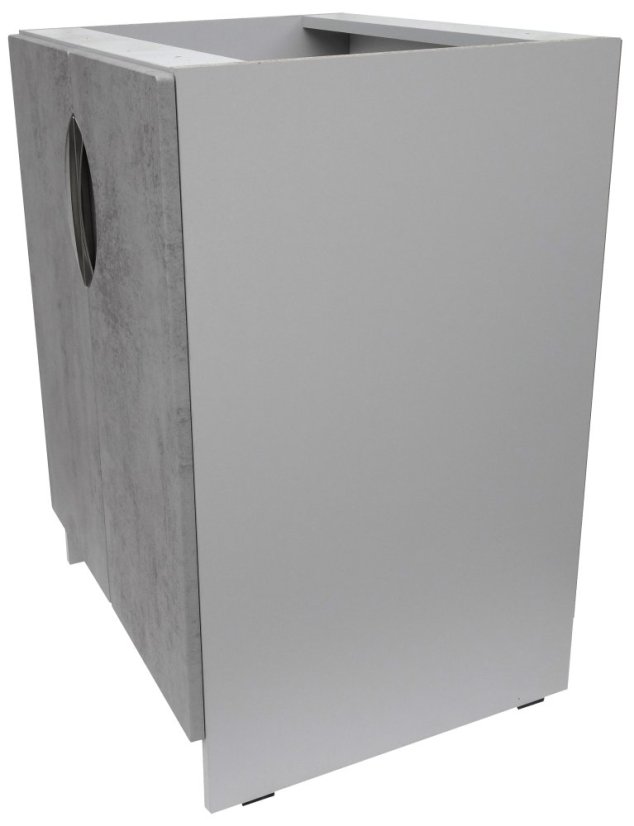 Smontovaná kuchyňská skříňka spodní 80 cm barva beton korpus šedý výprodej