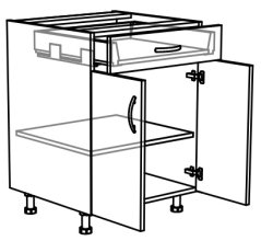 Spodní skříňka se šuplíkem Tina 30 cm