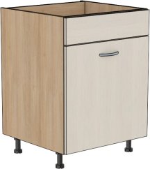 Dřezová skříňka snížená s odpadkovými koši Tina 60 cm