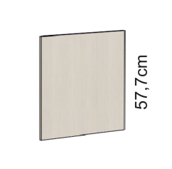 Dvířka k vestavné myčce s ovládacím panelem Tina 45 cm