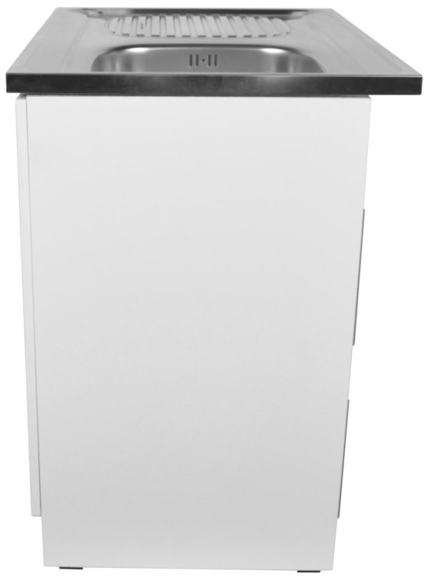 Smontovaná kuchyňská skříňka s dřezem bílá 80 cm