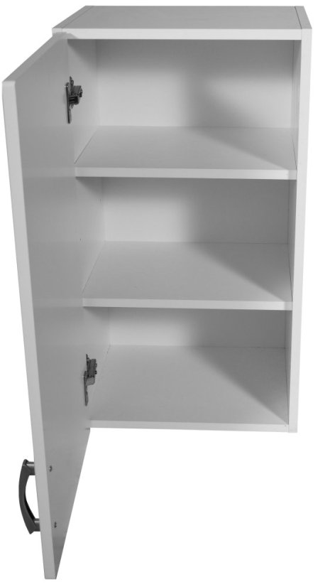 Smontovaná kuchyňská skříňka pravá horní 40 cm bílá
