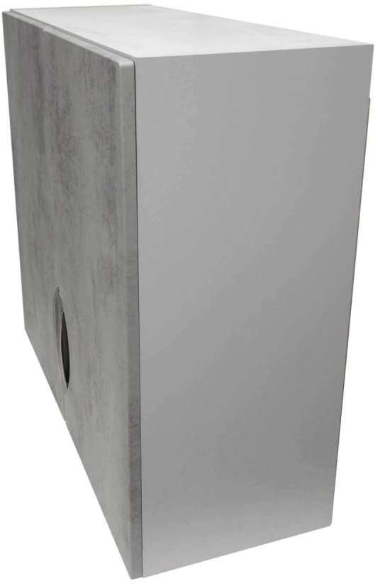Smontovaná kuchyňská skříňka horní 80 cm barva beton korpus šedý