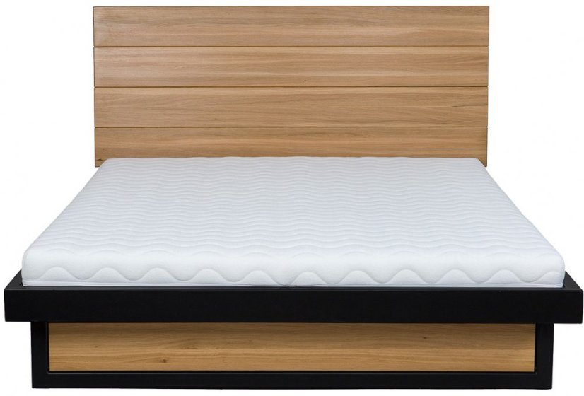 Postel dub / kov LK371 140 x 200 cm
