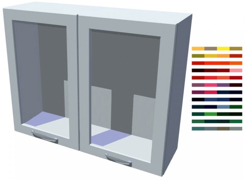 Horní skříňka vitrína Bonita 90 cm