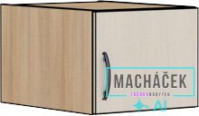 Jednodveřová kuchyňská skříňka až ke stropu Tina š 35 cm / v 30 cm