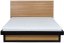 Postel dub / kov LK371 140 x 200 cm