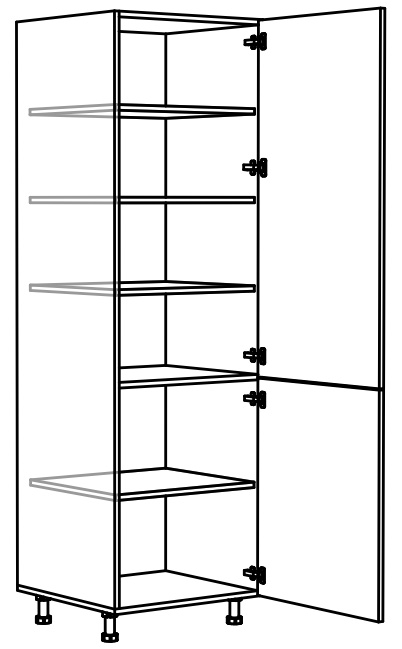 Kuchyňská potravinová skříň Tina 40 cm