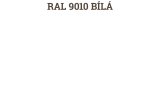 RAL 9010 bílá