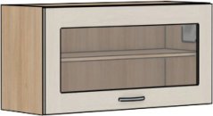 Horní kuchyňská vitrína výklopná Tina 70 cm – výběr dekoru