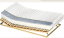 matrace pěnová Standard BIO Silver active šířka od 80 do 200 cm