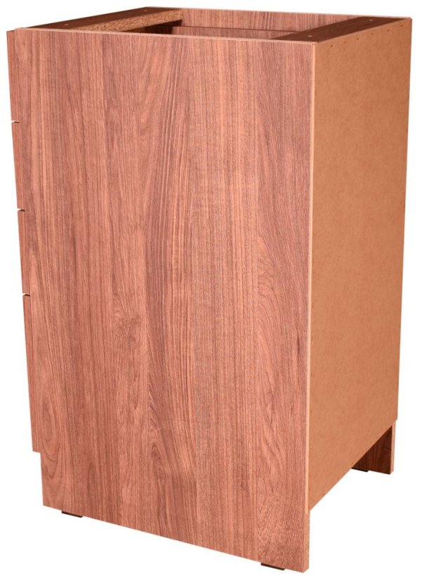 Kuchyňská skříňka spodní se šuplíky barva ořech 40 cm