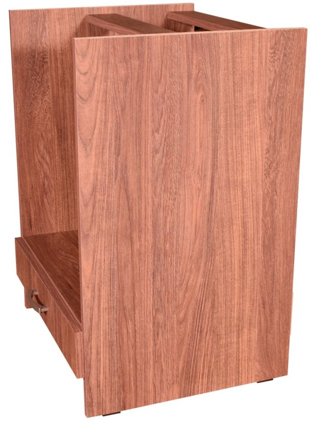 Smontovaná kuchyňská skříňka pro vestavnou troubu ořech 60 cm