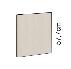 Dvířka k vestavné myčce s ovládacím panelem Tina 45 cm