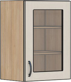 Horní skříňka Tina vitrína 50 cm
