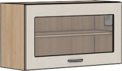 Horní kuchyňská vitrína výklopná Tina 60 cm – výběr dekoru