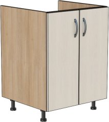 Dvířková skříňka pod varnou desku  60 cm – česká, smontovaná