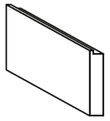 Kuchyňský sokl lamino 10 cm – výběr barvy a rozměru
