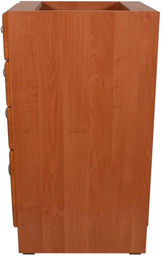 Smontovaná kuchyňská skříňka spodní se šuplíky olše 40 cm - Mechanika otvírání šuplíků 3+1: Plnovýsuv