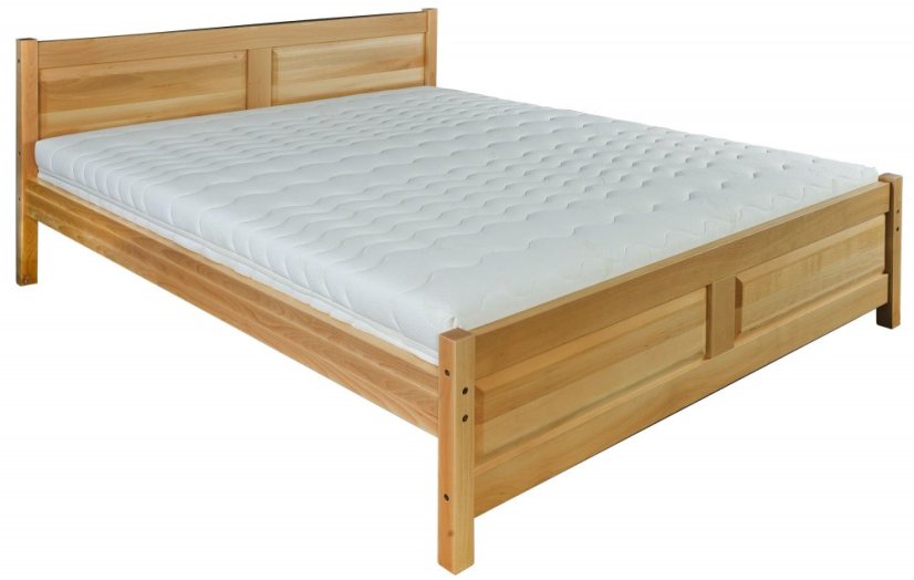 Dřevěná postel buk LK109 200 x 200 cm