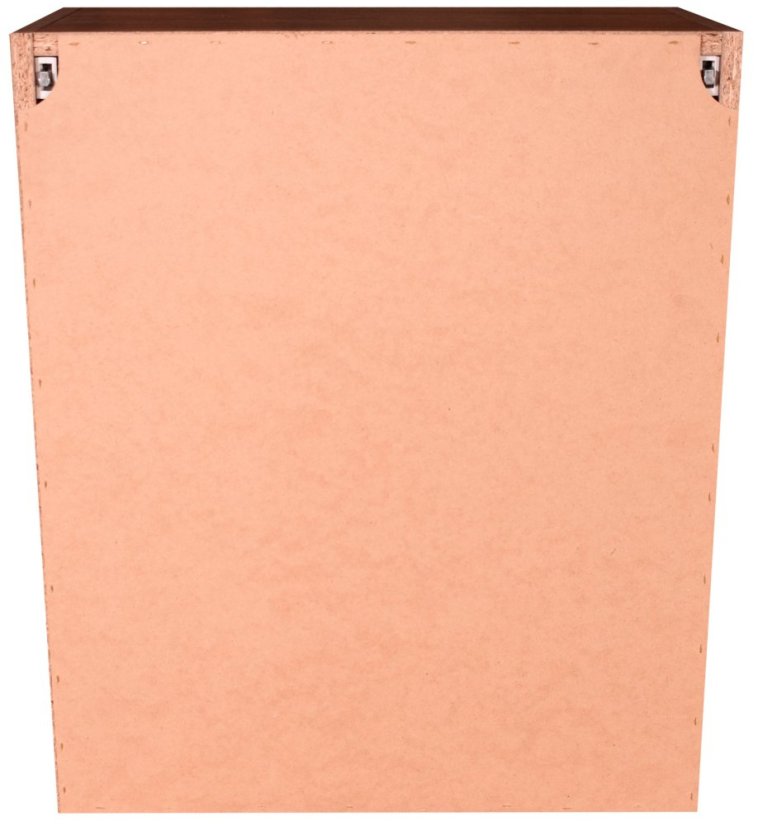 Smontovaná prosklená kuchyňská skříňka 60 cm barva ořech