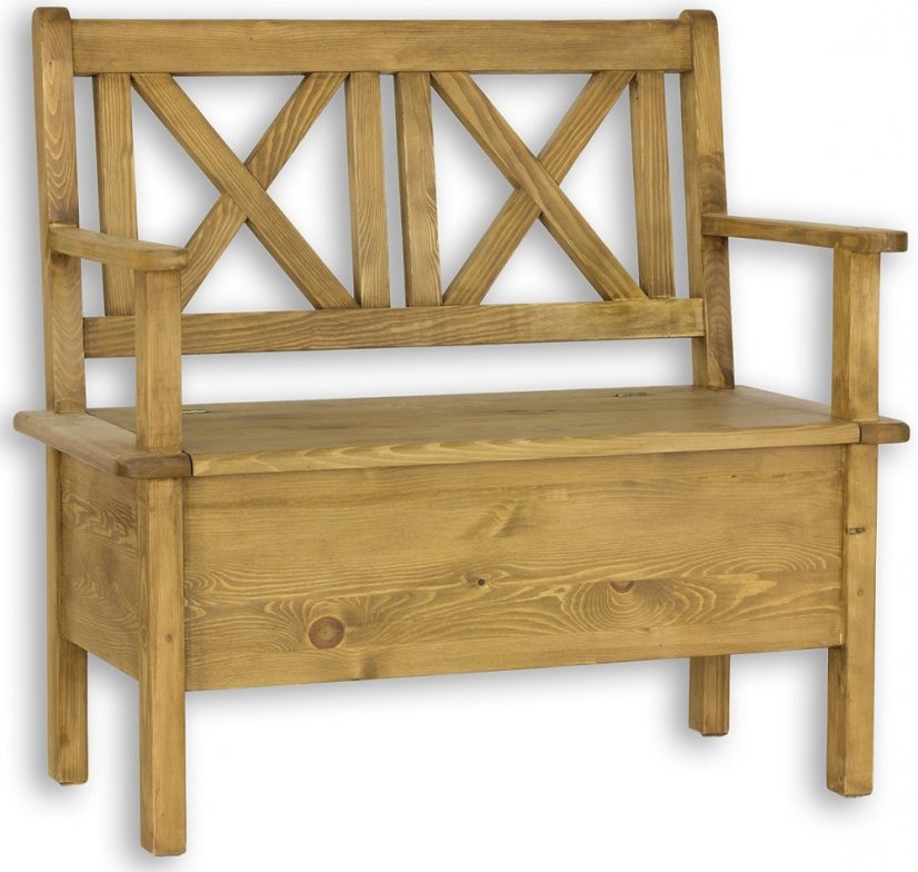 Lavice masív borovice NR700 120 cm