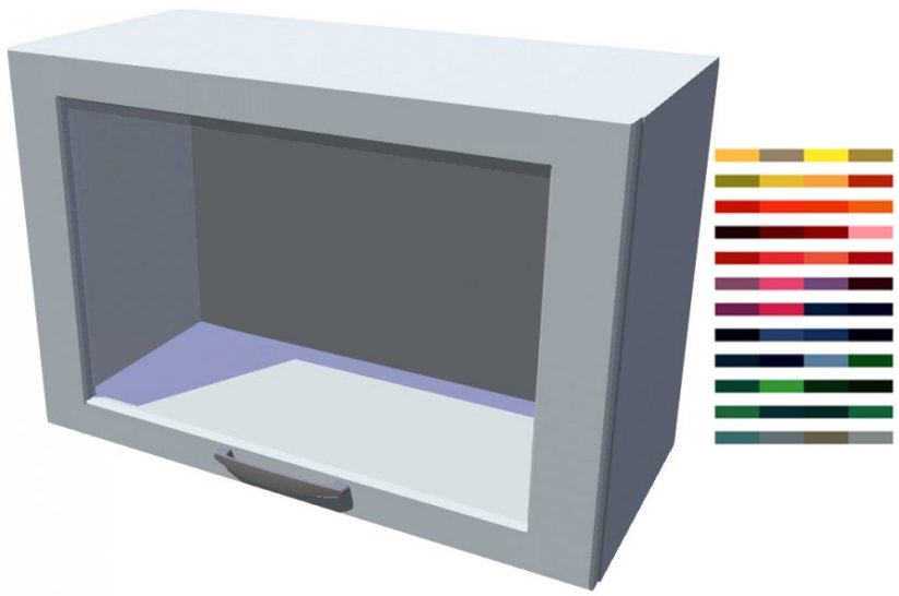 Horní výklop Bonita vitrína 60 cm